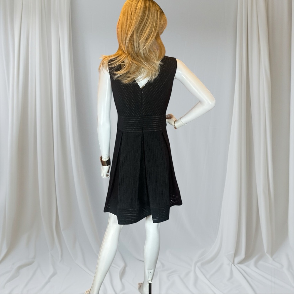 Maggy London Black V-Neck Mini Dress - Picture 4 of 9